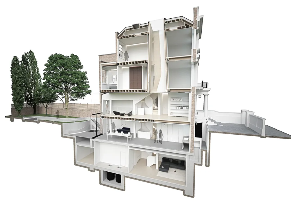 Flow Architecture&Magrlts l “光之瀑布”雕塑感住宅