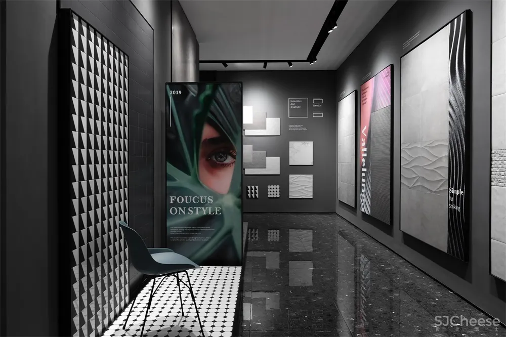 拓维设计 | 恒福陶瓷总部展厅–光影艺境