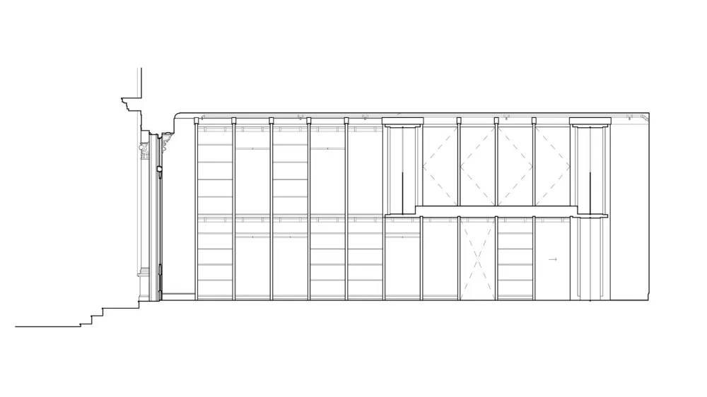 首发 | ABA architects设计,纽约市的Maharishi商店由绿色胶合板橱柜组成