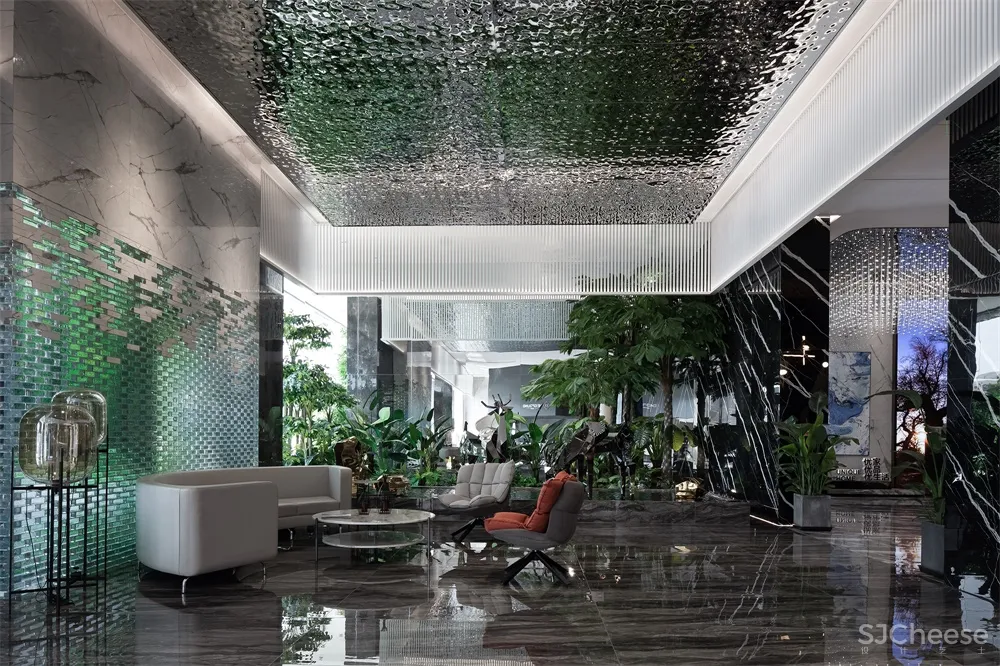 拓维设计 | 恒福陶瓷总部展厅–光影艺境