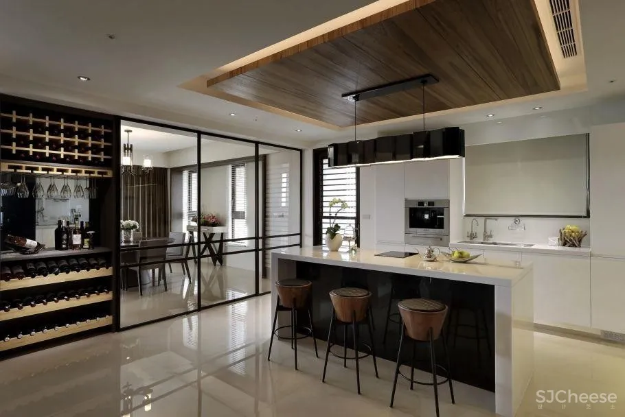 330㎡内敛豪宅设计,跳脱制式风格框架,拎着皮箱就入住!