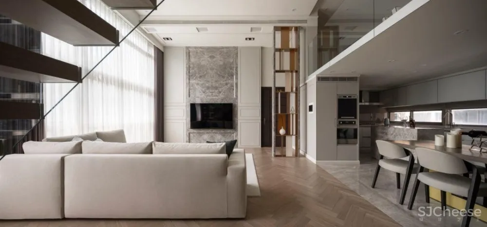 198㎡豪宅设计，让轻柔的阳光洒满屋内的每一个角落！