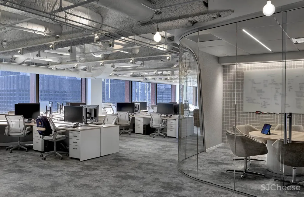 EAA | 芝加哥贸易公司Akuna开放式办公室设计