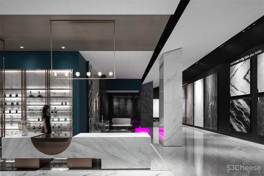 拓维设计 | 恒福陶瓷总部展厅–光影艺境