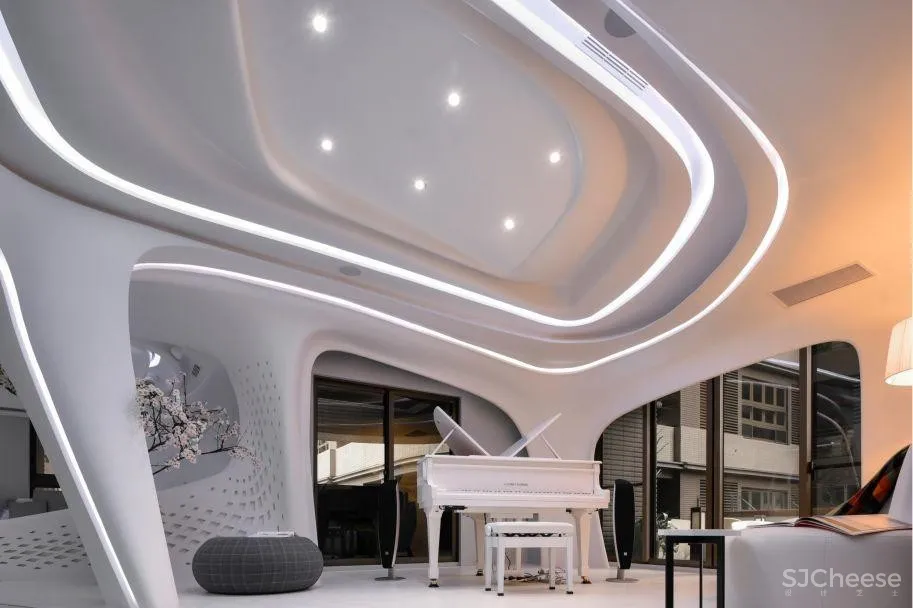 180㎡蚁穴空间设计,打造如科技电影般的未来居住空间!