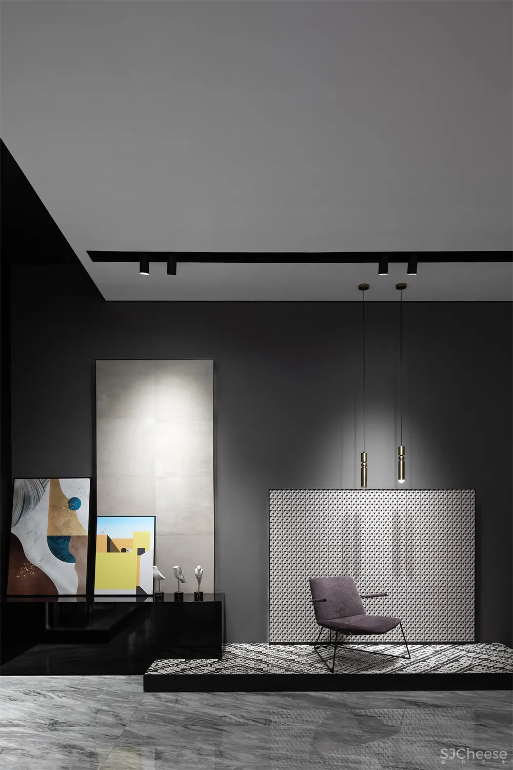 拓维设计 | 恒福陶瓷总部展厅–光影艺境