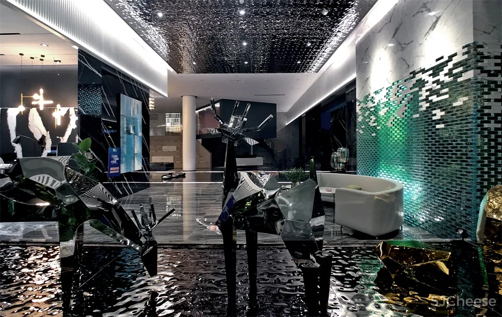 拓维设计 | 恒福陶瓷总部展厅–光影艺境