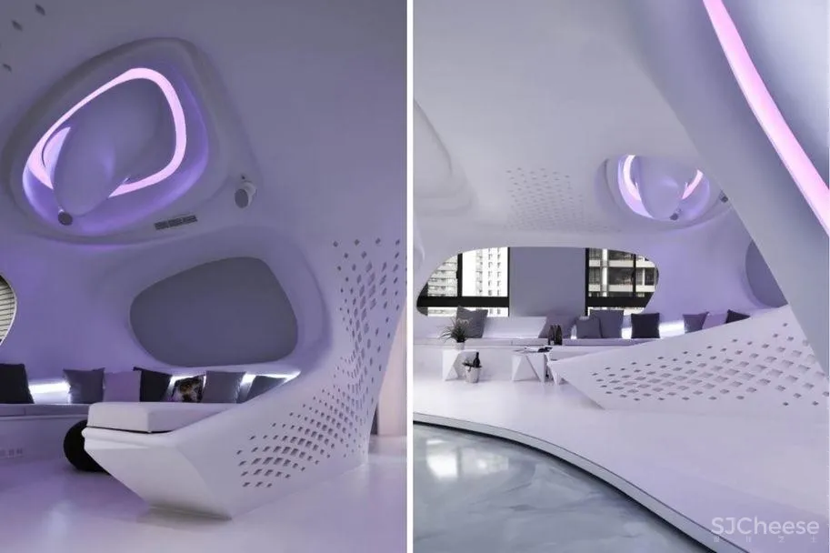 180㎡蚁穴空间设计,打造如科技电影般的未来居住空间!