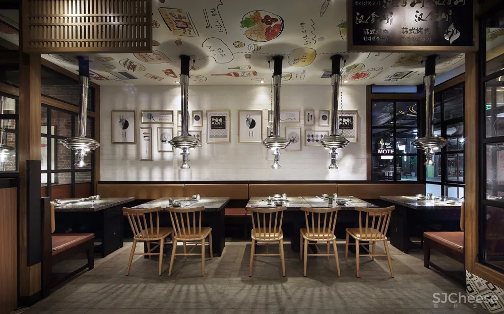 餐饮空间【餐饮空间设计】艺鼎设计新作:汉拿山韩式烤肉