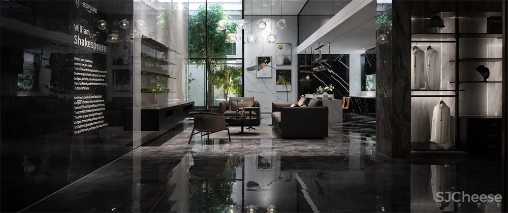 拓维设计 | 恒福陶瓷总部展厅–光影艺境