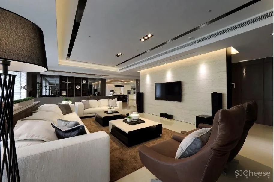 330㎡内敛豪宅设计,跳脱制式风格框架,拎着皮箱就入住!