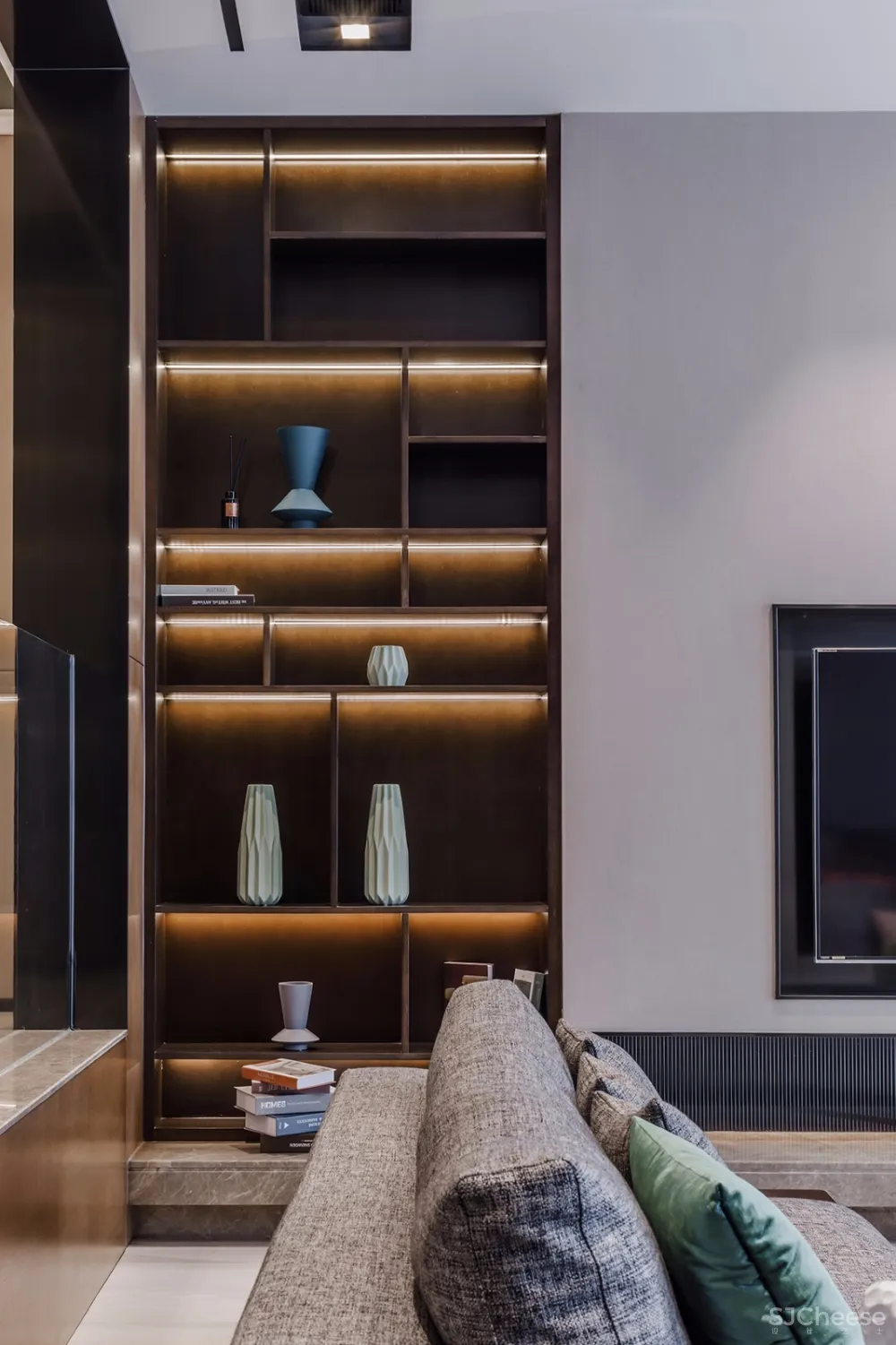 光影·Blues——350㎡南京颐和南园联排别墅