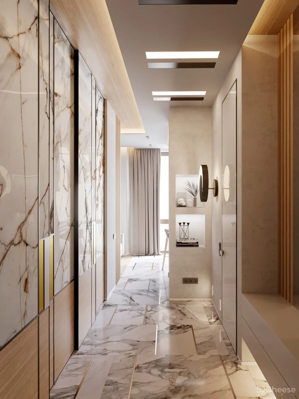 “柔色” 圣彼得堡120m²现代公寓 DE-DE Studio