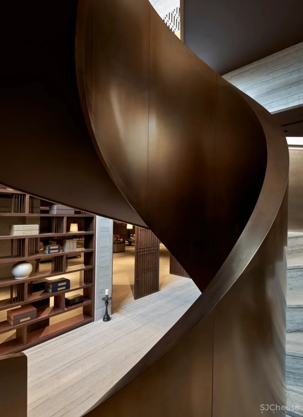 竹窗闻水月浮动｜涞澳新作 苏州世茂铜雀台售楼处 首