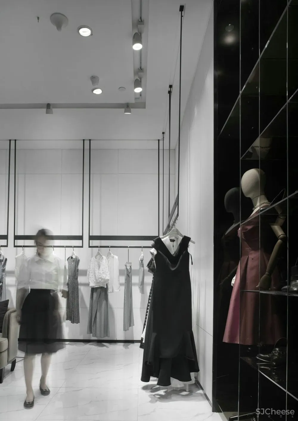 高级灰打造的商业空间,震撼灵魂的美