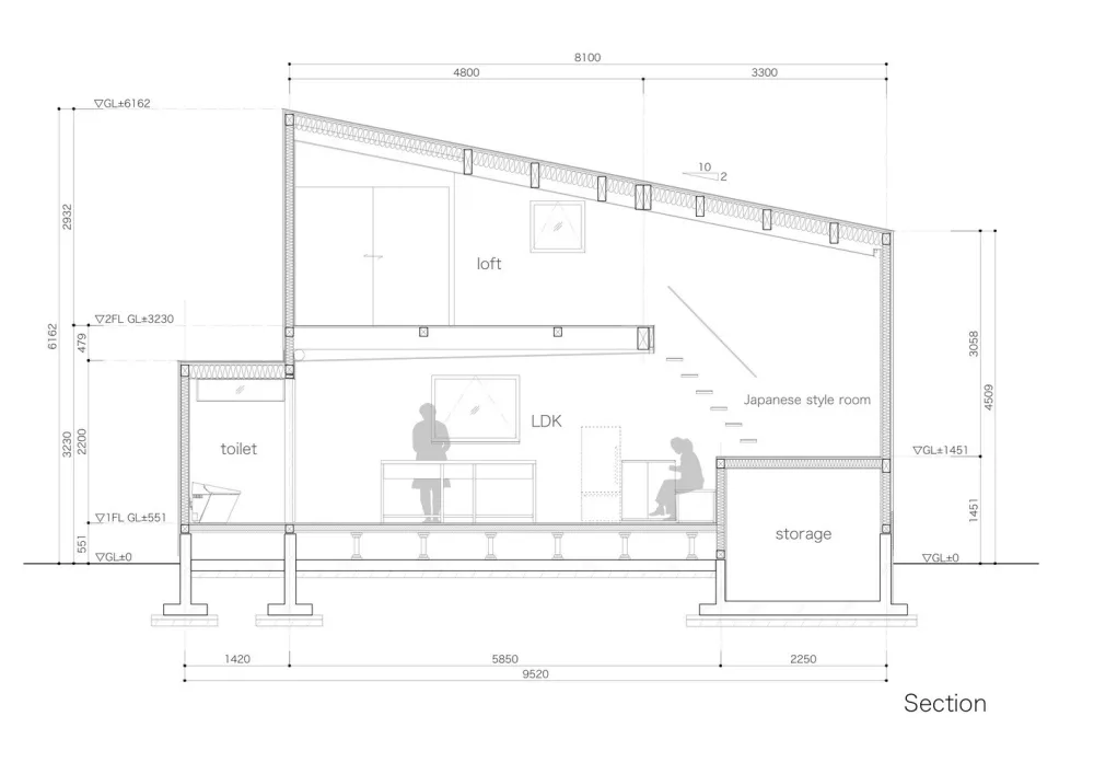 八岳配屋 / 稻山贵则建筑设计事务所