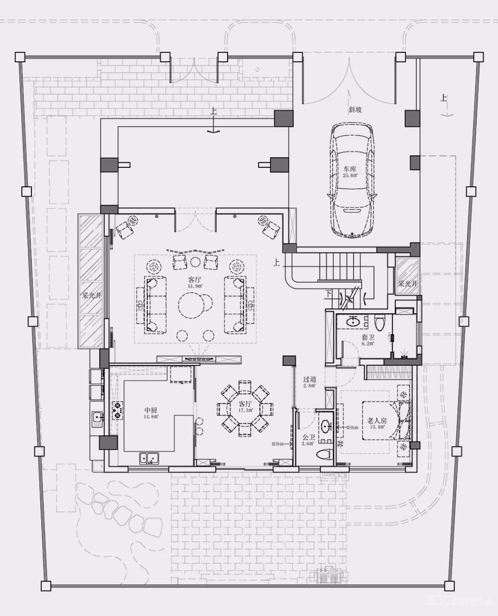 550㎡私宅设计 | 简单、纯粹、干净，演绎极致的生活格调 首