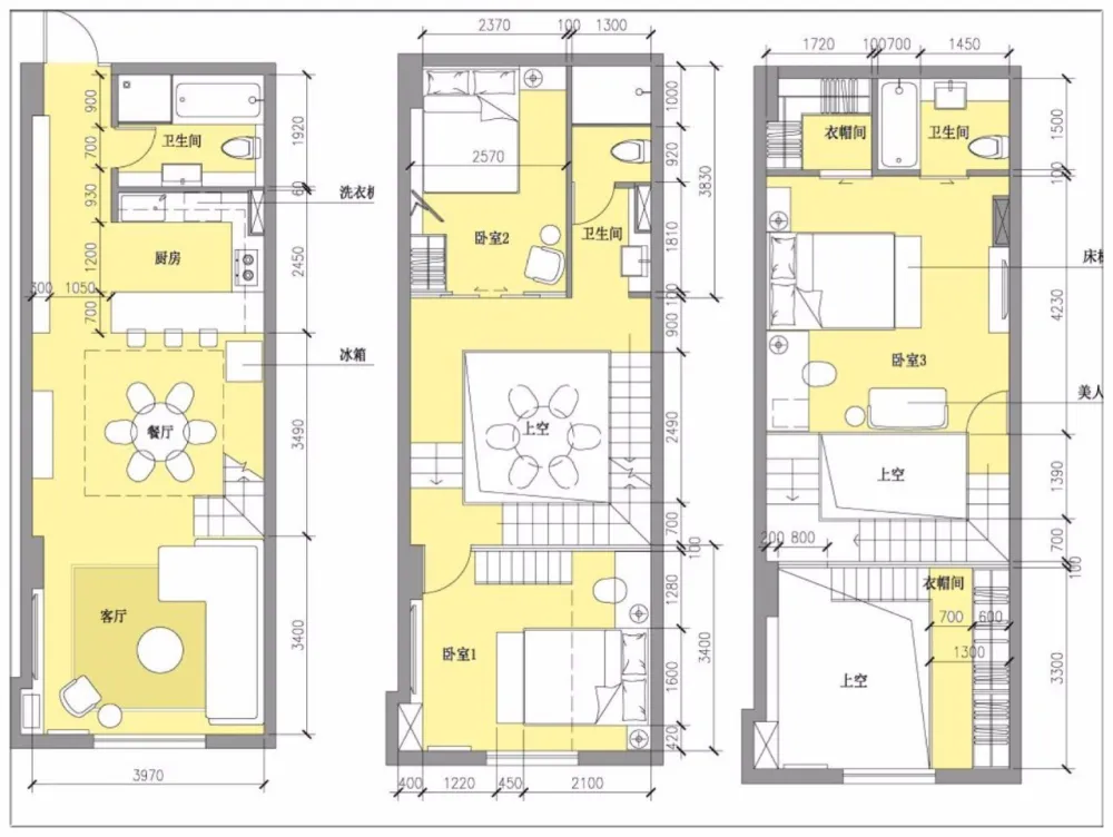 北漂姑娘四环买45平丨爆改4卧3卫丨改造后增值500万