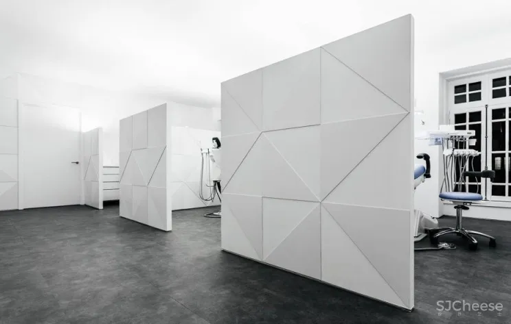 波尔图几何元素牙科诊所 Ren Pepe Arquitetos