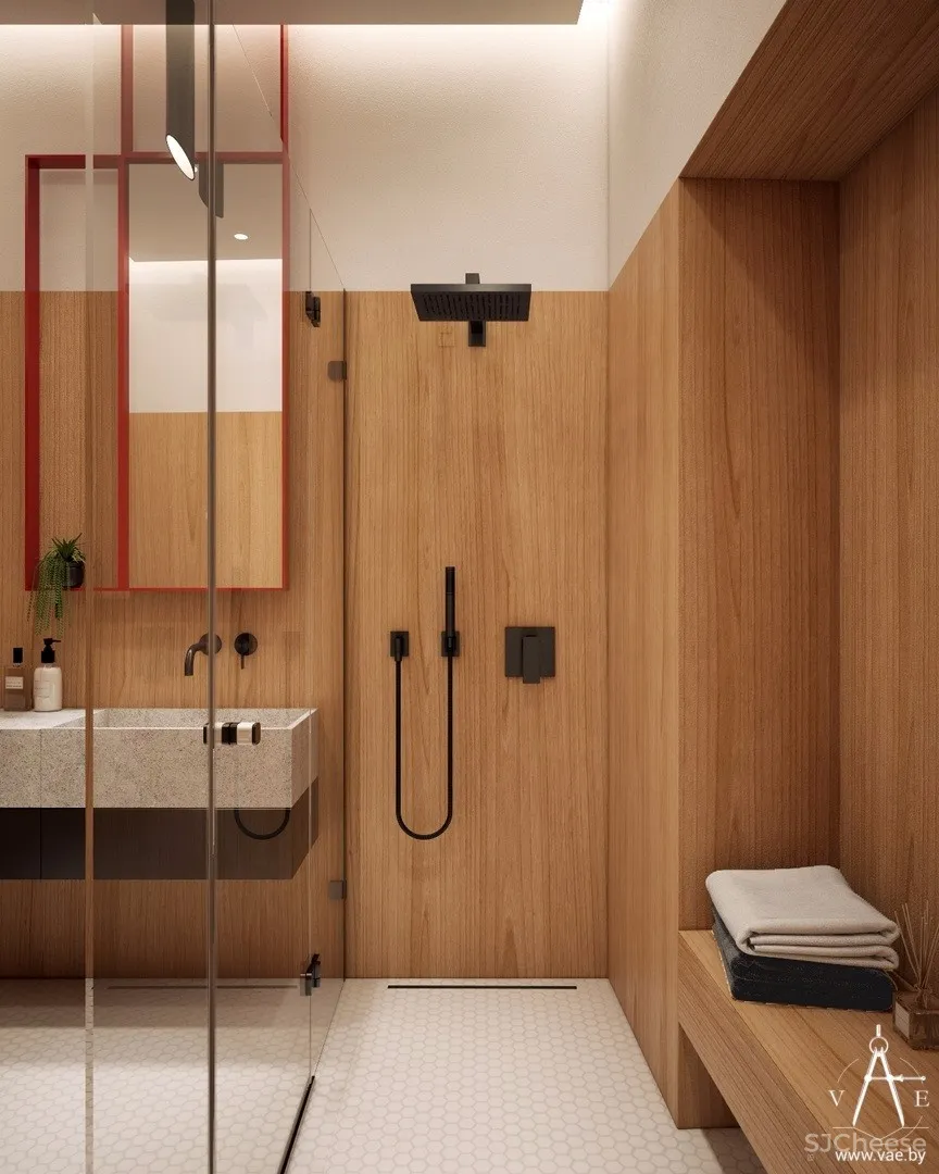 124㎡明斯克暖色调公寓 | VAE设计