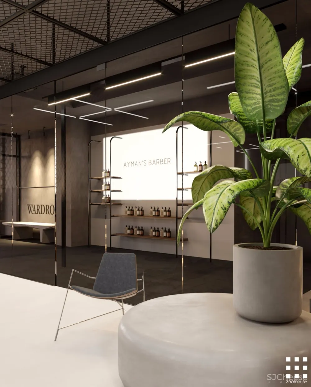明斯克 BARBER&CO 美发店 | Zrobym Architects 首