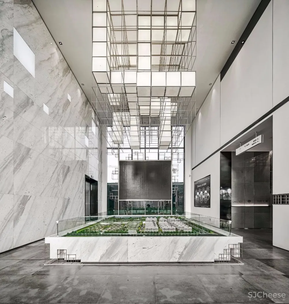 融汇中西的当代美学设计售楼中心设计方案&高清摄影 首