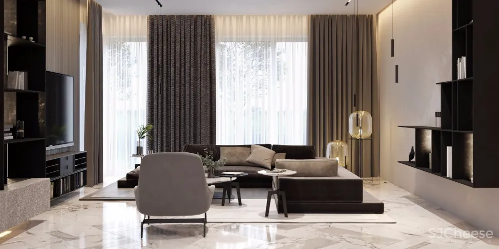 基辅时尚气质住宅 | Lauri Brothers