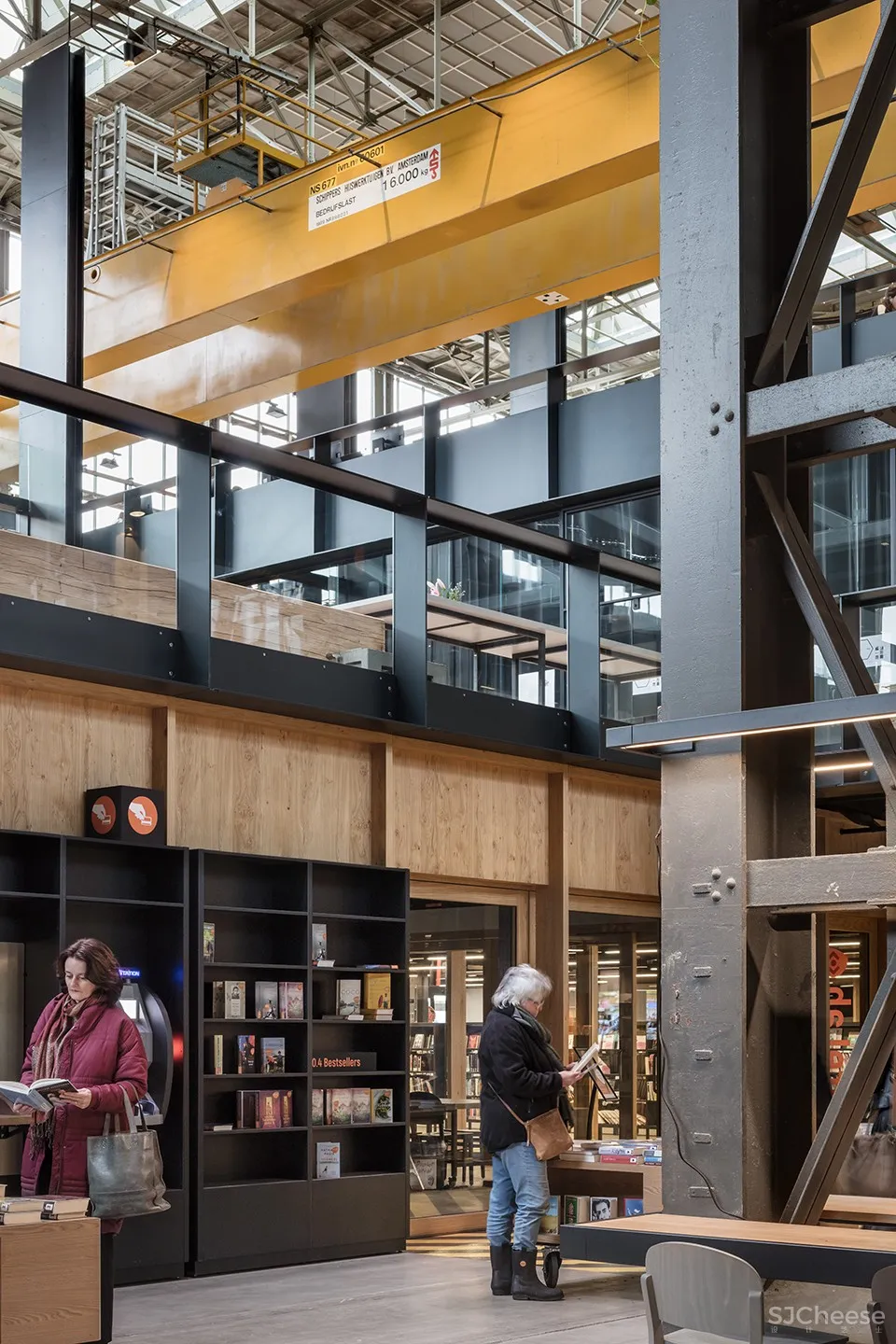 LocHal图书馆建筑设计,荷兰 / Civic Architects