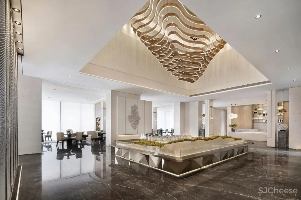 1500㎡朴质清雅的售楼部自然之美!