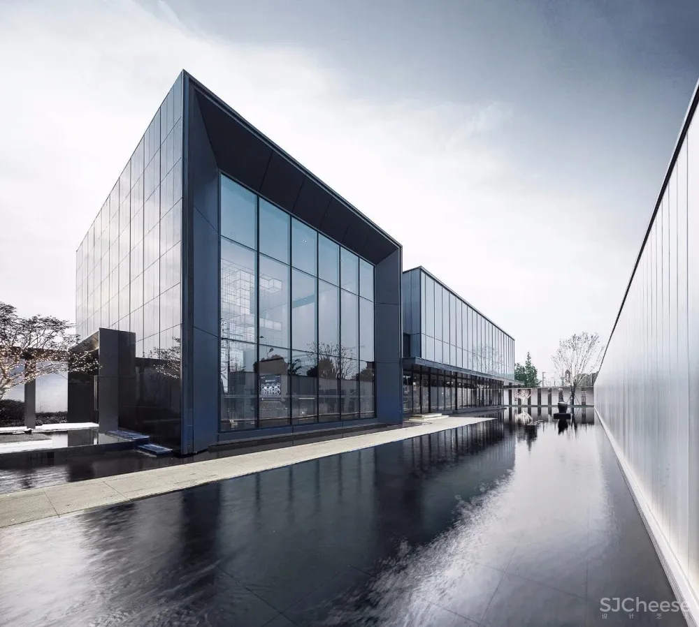 融汇中西的当代美学设计售楼中心设计方案&高清摄影 首