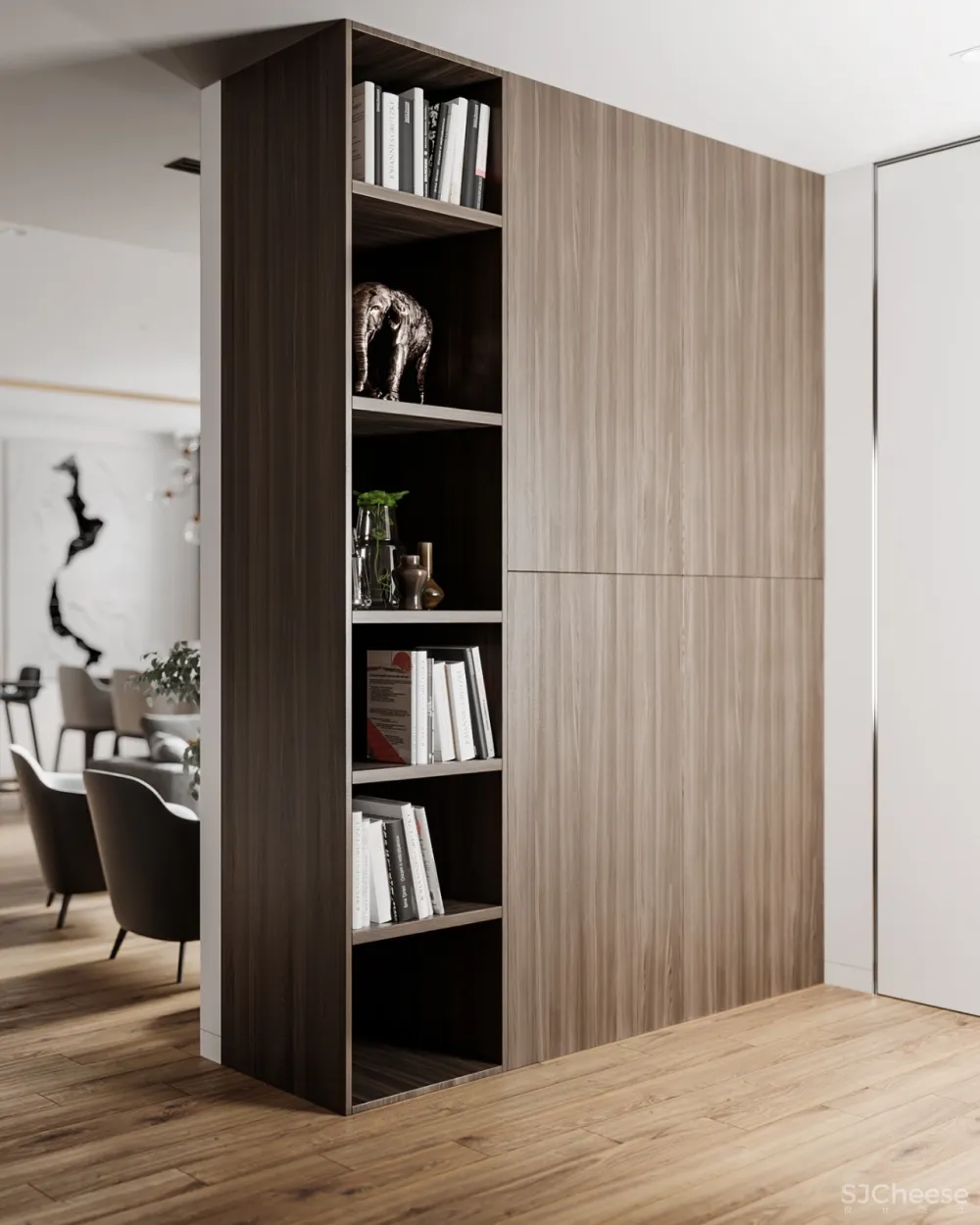 “灰度”简约风格公寓 Vizline Studio