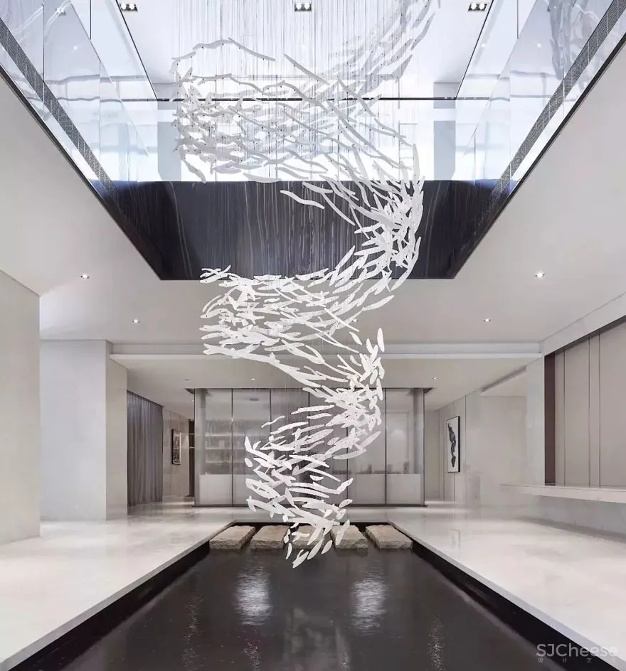 长春云湖府邸售楼处 | 骏地设计