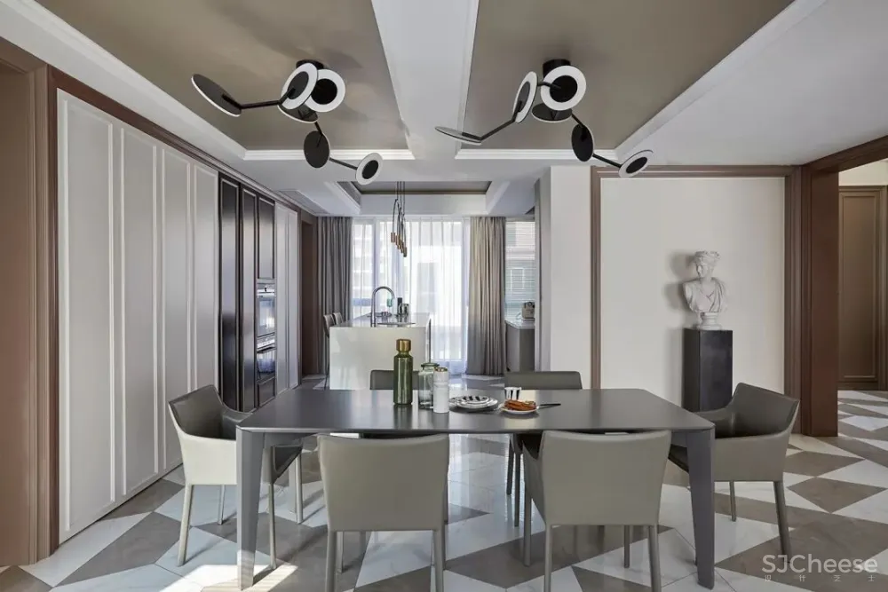 【叶永志新作】360㎡ 现代轻奢文艺家装设计方案 首