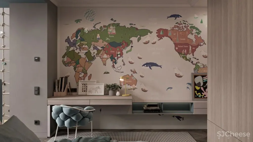 130 ㎡ 的四口之家，感受去繁化简之美！ 首