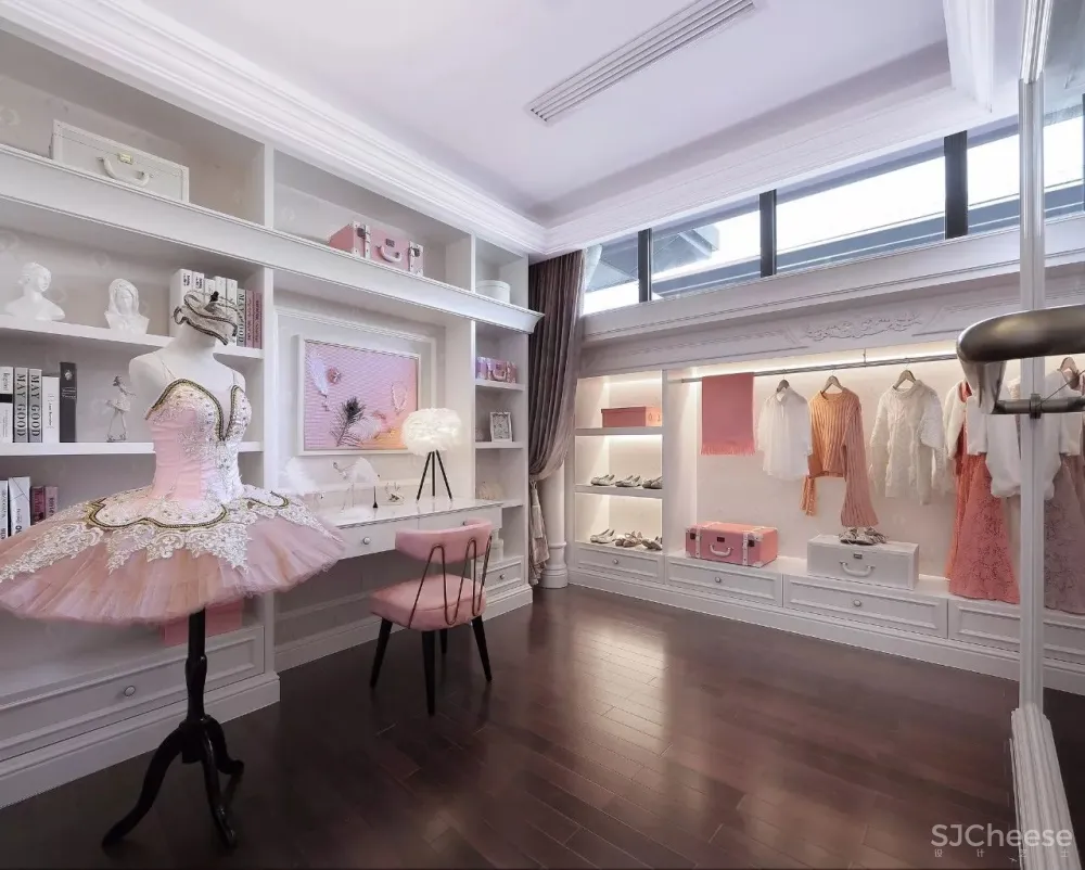 丁香紫浪漫色调的样板间设计丨每一寸空间都动人心扉