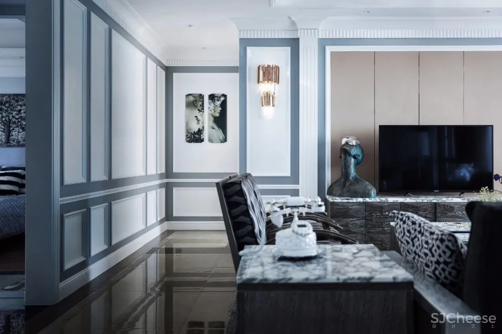 深圳太合南方建筑室内设计事务所 | 新古典主义样板房设计 首