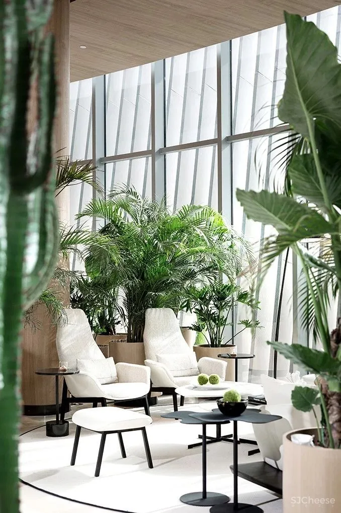 不拘一格的售楼处设计,仿佛置身在山水自然间