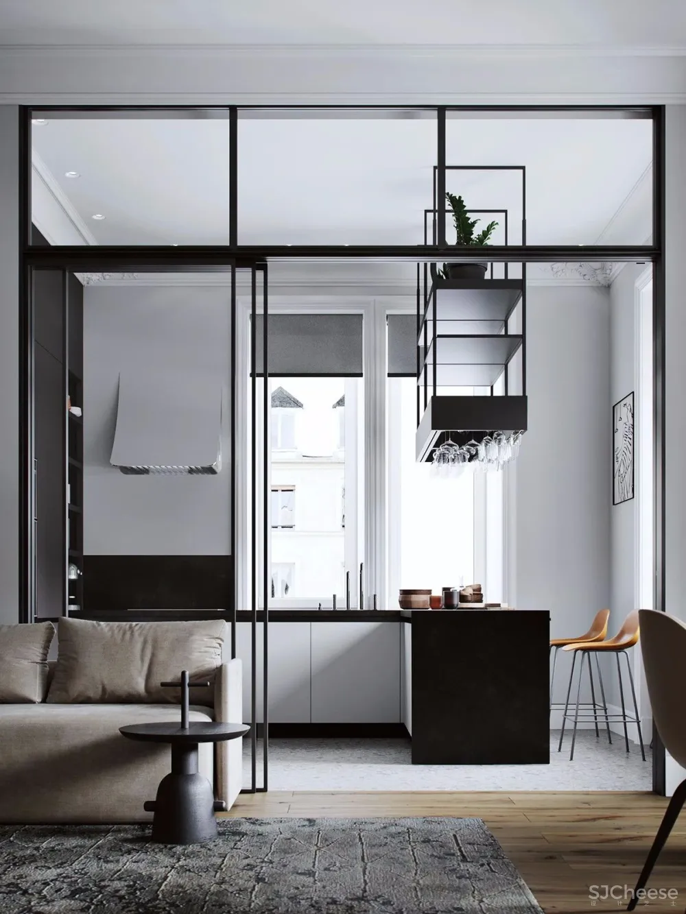 130㎡ 现代简约设计，这样布局空间大一倍 首