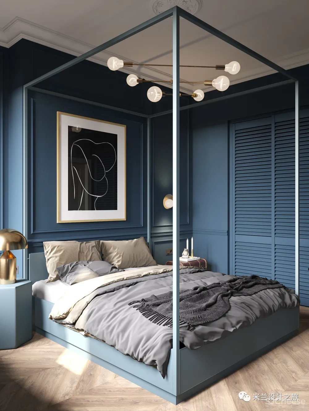 一套74m²莫兰迪配色的住宅,非凡气质的至臻格调!