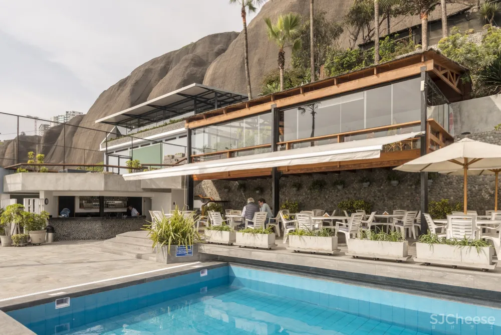 Pacífico Sur Club Nikolas Briceño arquitecto