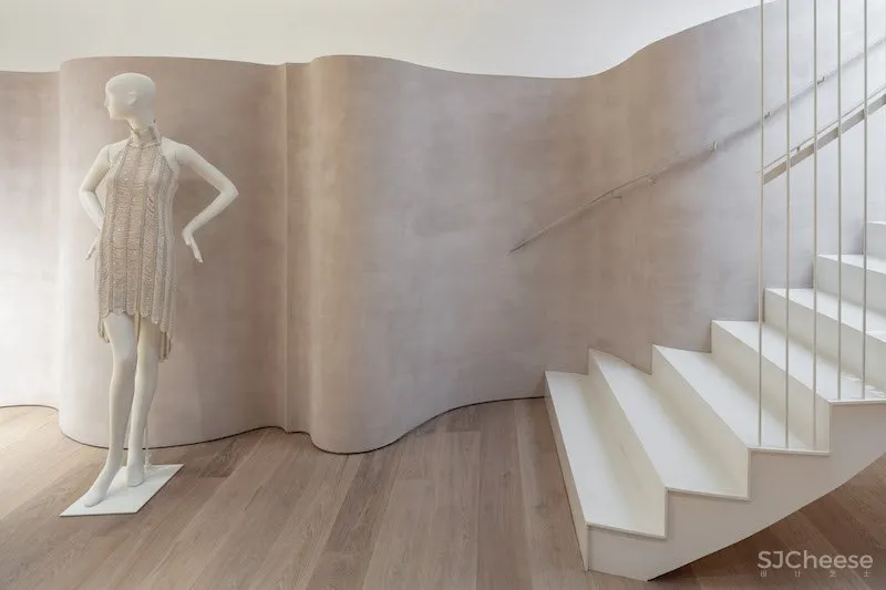 baranowitz & goldberg为特拉维夫的婚纱精品店打造了柔和的曲线 首