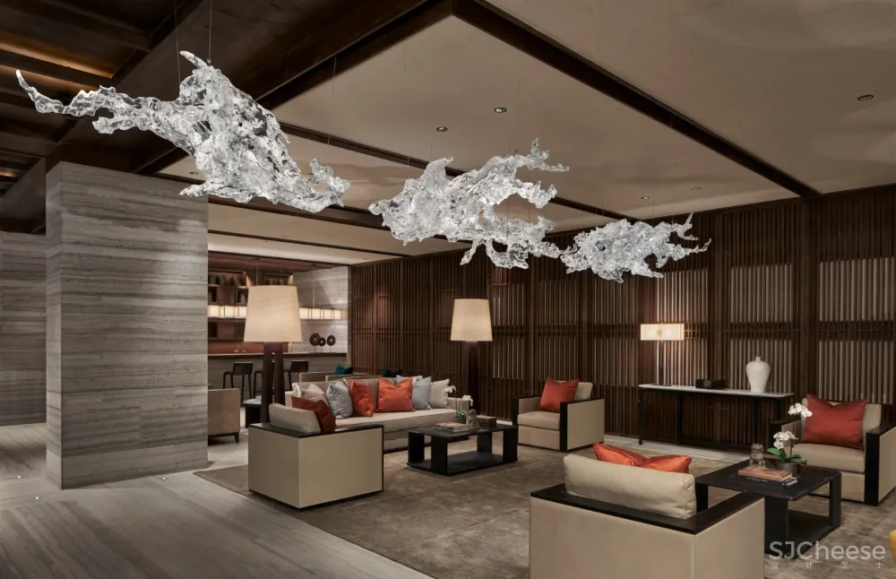 竹窗闻水月浮动｜涞澳新作 苏州世茂铜雀台售楼处 首