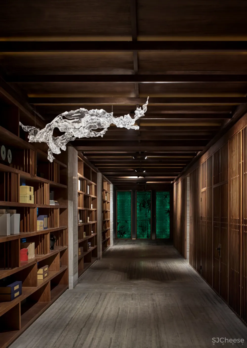 竹窗闻水月浮动｜涞澳新作 苏州世茂铜雀台售楼处 首