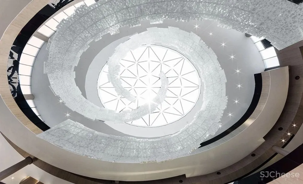 不拘一格的售楼处设计,仿佛置身在山水自然间