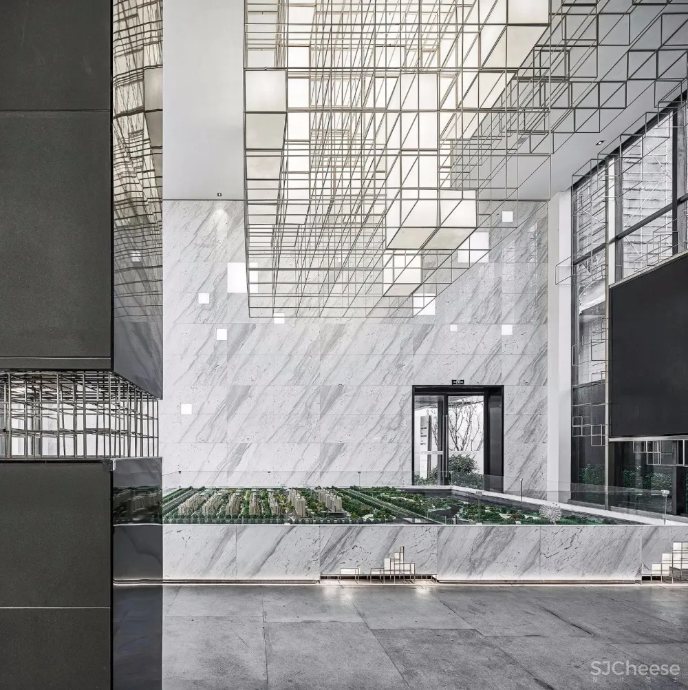 融汇中西的当代美学设计售楼中心设计方案&高清摄影 首