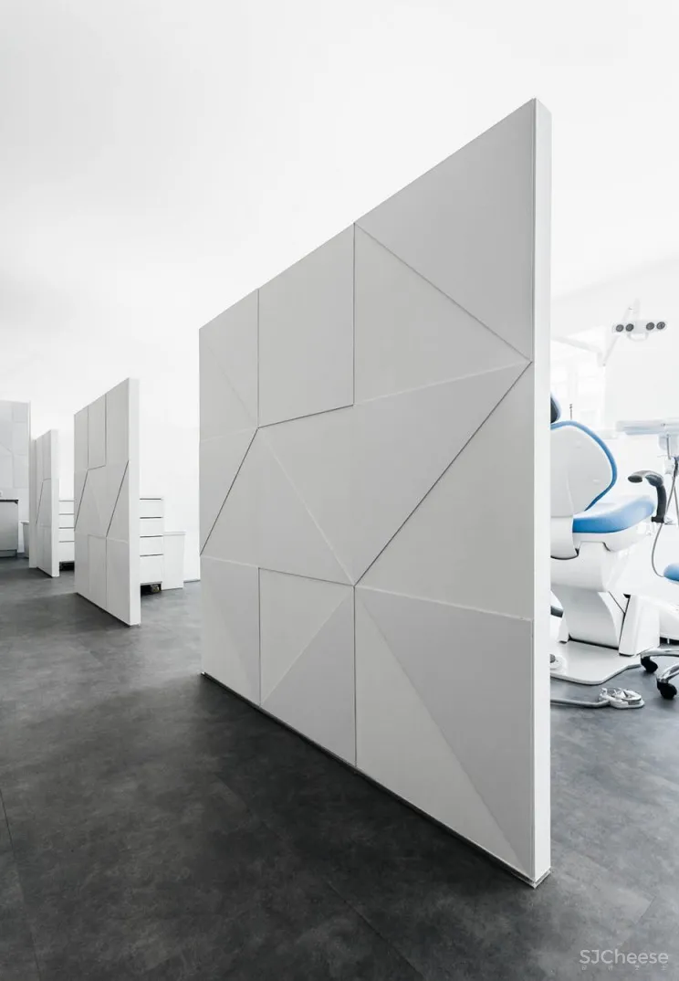 波尔图几何元素牙科诊所 Ren Pepe Arquitetos