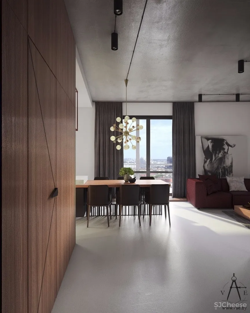 124㎡明斯克暖色调公寓 | VAE设计