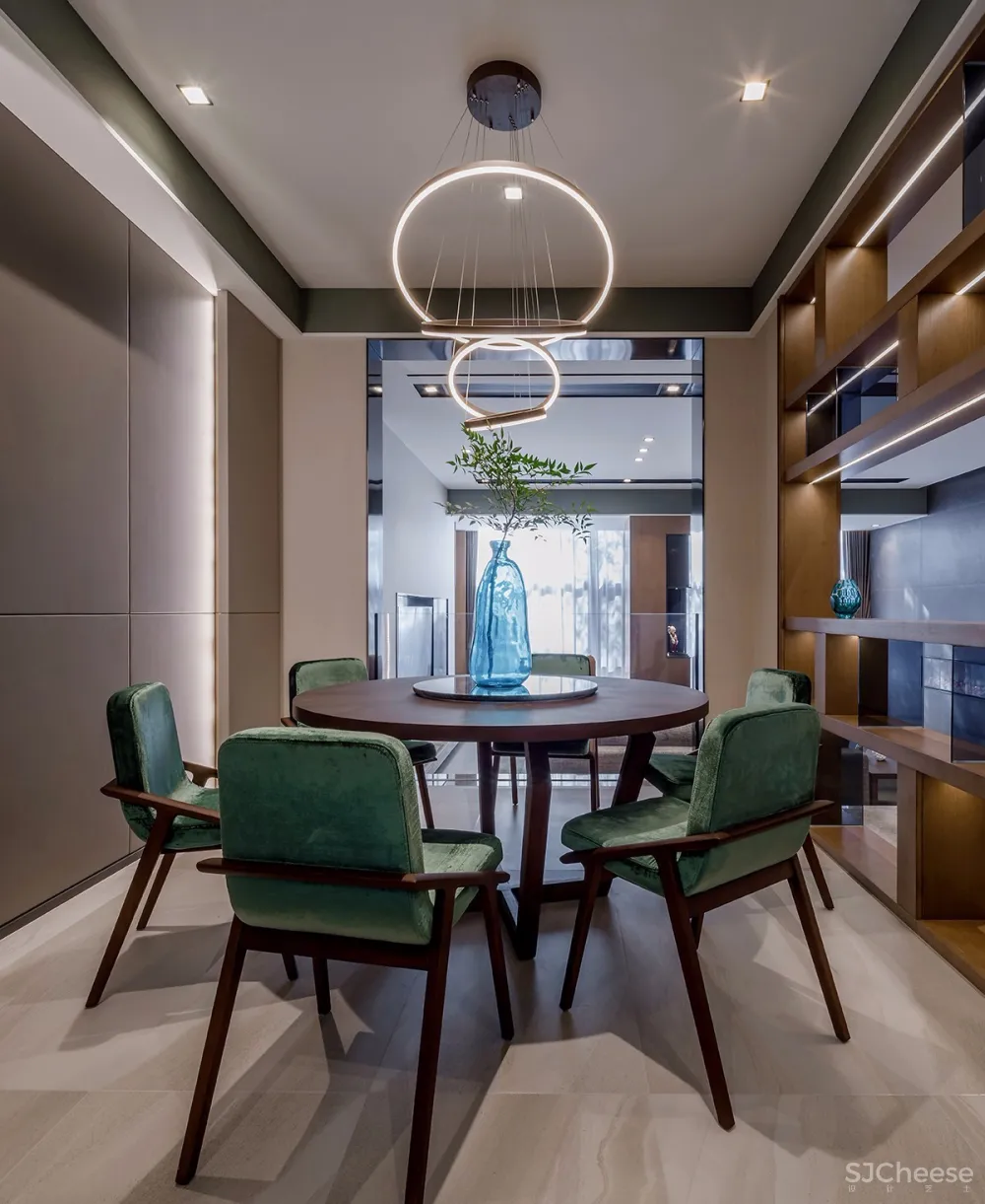 光影·Blues——350㎡南京颐和南园联排别墅