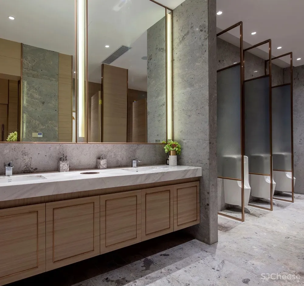 【觉度设计】1300平方米营销中心 | 冷抽象中的感性空间!