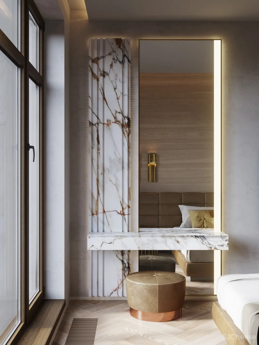 “柔色” 圣彼得堡120m²现代公寓 DE-DE Studio